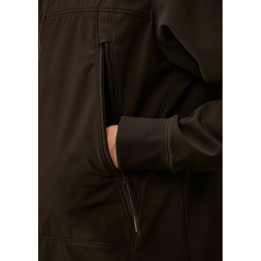 Blouson zippé à capuche CP COMPANY lunettes polyester Shell-R noir