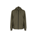 Blouson zippé Veste Goggle polyester Shell-R kaki capuche lunettes