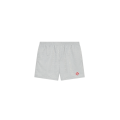 Short de bain polyester jacquard à monogramme gris clair