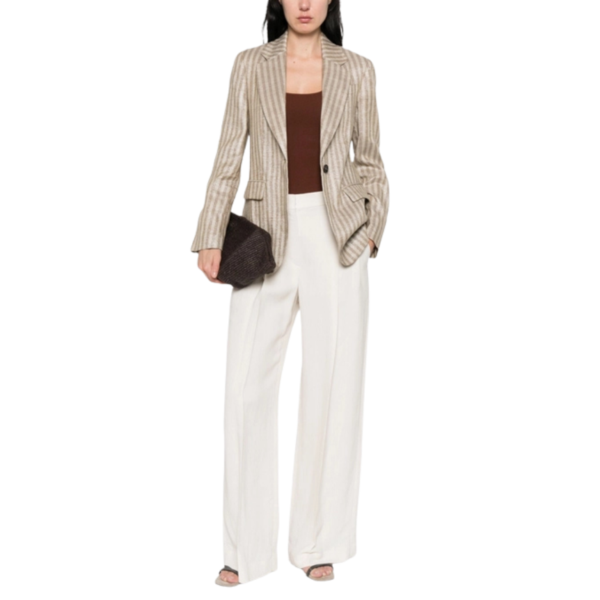 LIN RAY BEIGEMARRON LUREX