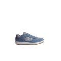 Basket Sneaker B27 Uptown basse Veau velours et toile jacquard Dior Oblique bleu clair