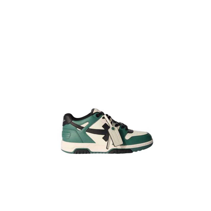 Baskets OFF WHITE Out of Office polyester vert blanc noir