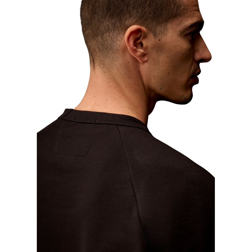 CP COMPANY T-shirt col rond coton noir poche manche Metropolis Collection