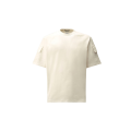 T-shirt col rond coton blanc poche manche Metropolis Collection