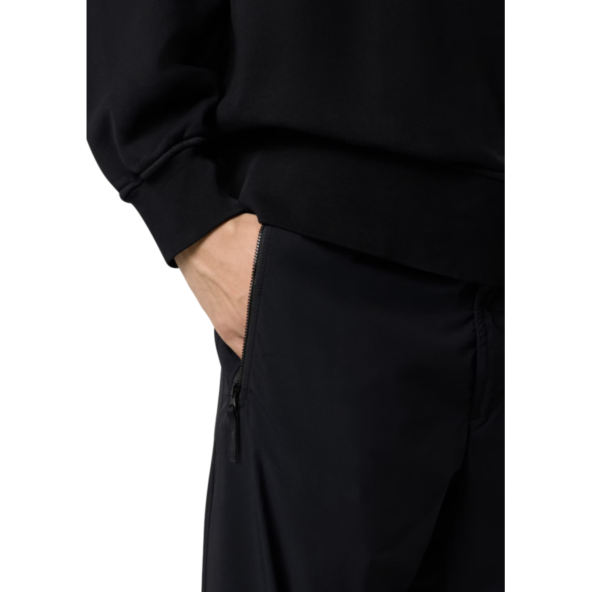 Pantalon survêtement STONE ISLAND ample poches zippées nylon stretch noir