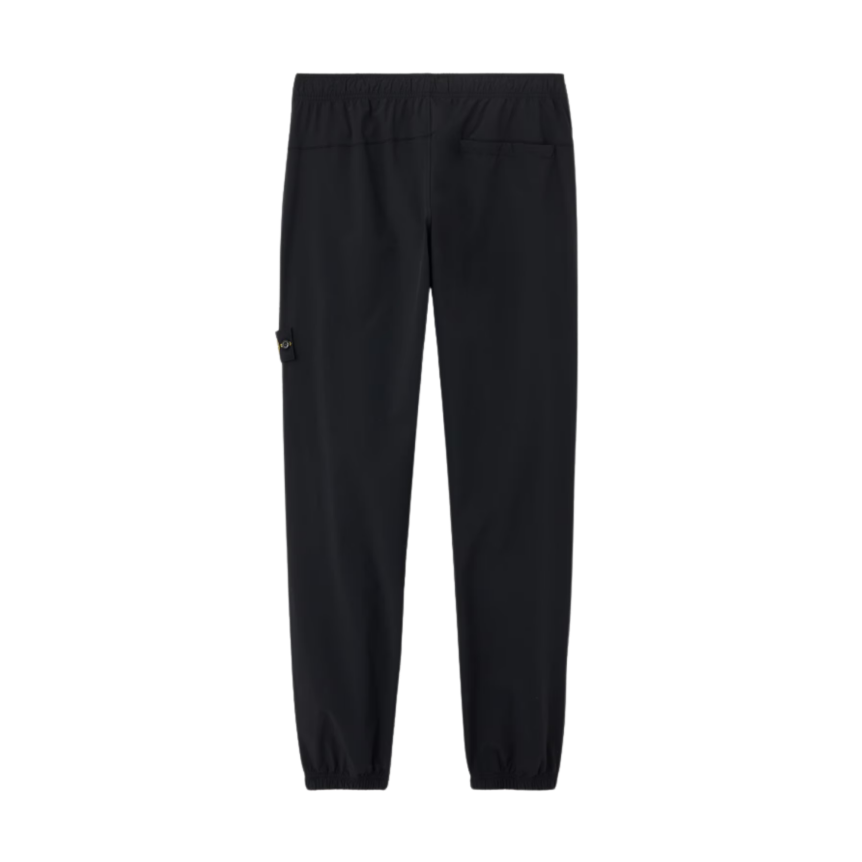 Pantalon survêtement STONE ISLAND ample poches zippées nylon stretch noir