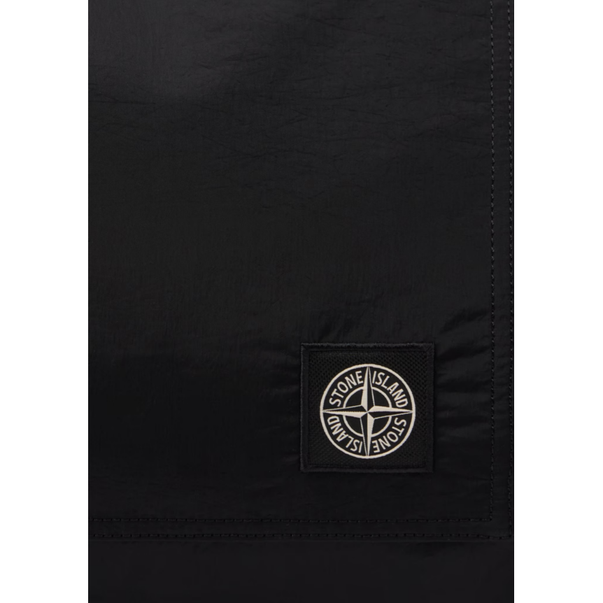 Sac polochon STONE ISLAND avec bandoulière amovible nylon métal noir