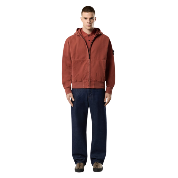 Jean cinq poches loose STONE ISLAND denim coton bleu brut rincé Denim Research collection