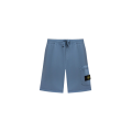 Short de jogging coupe regular à poche cargo coton bleu jeans