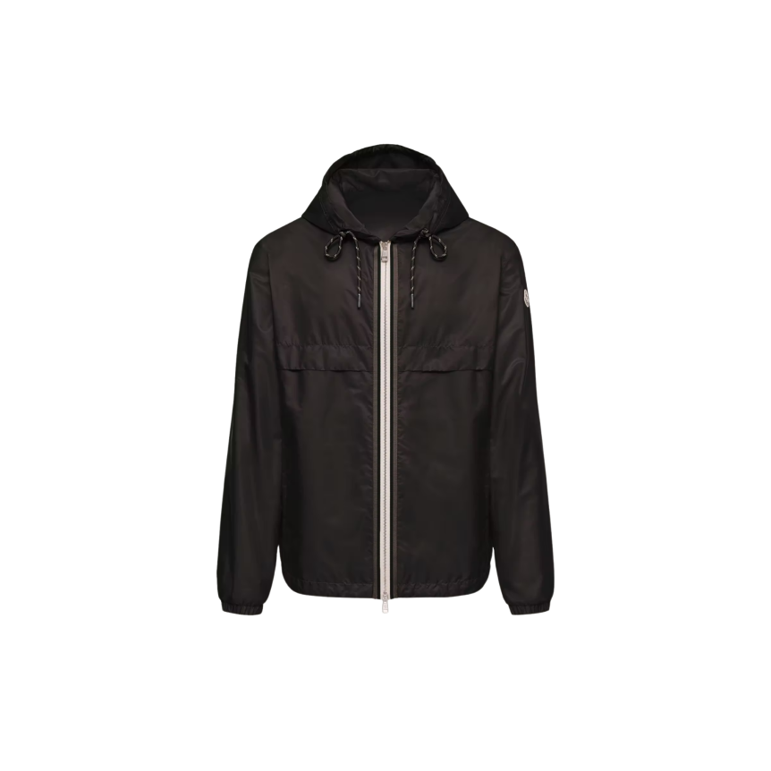 Veste à capuche MONCLER Nidge coupe vent nylon beige kaki