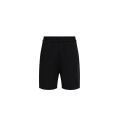 Short coton stretch noir logo black mat poche filet