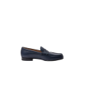 Mocassin Granville cuir bleu marine