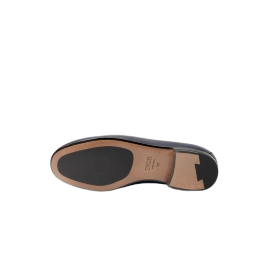 Mocassin DIOR Granville cuir bleu marine