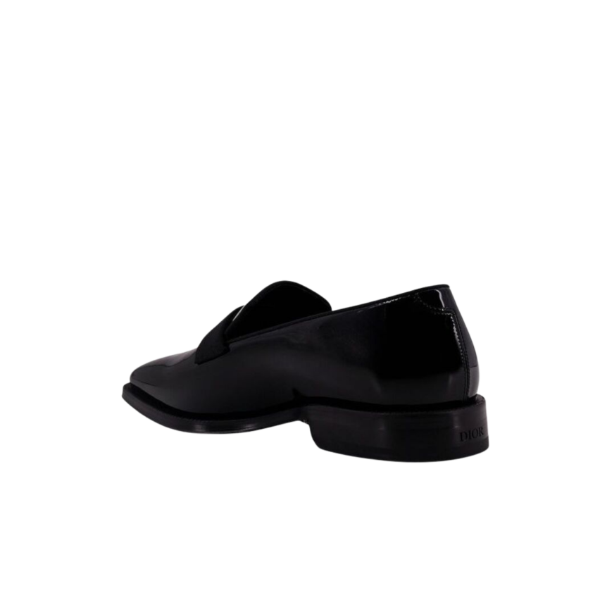 Mocassin DIOR cuir verni noir