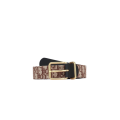 Ceinture réversible toile Dior oblique marron boucle doré