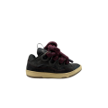 Sneakers Curb daim gris anthracite lacets prune