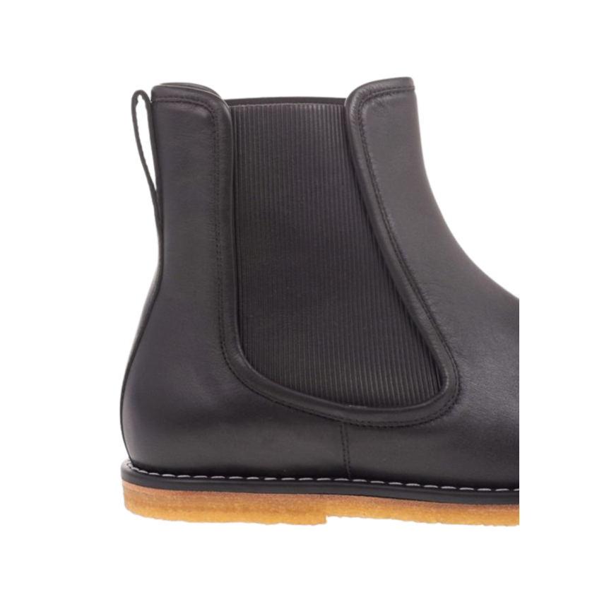 Bottines LOEWE Chelsea cuir bleu marine semelle crepe