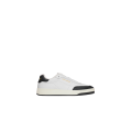 Sneakers basses à lacets SL61 cuir blanc bout noir