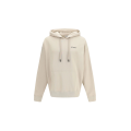 Sweat-shirt capuche coton beige demi Arrow noir dos