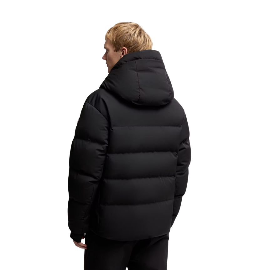Veste de ski doudoune à capuche Fellberg nylon noir mat Moncler Grenoble