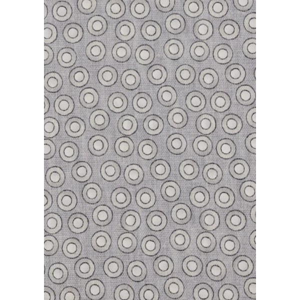 BRUNELLO CUCINELLI Pochette en soie argent à pois