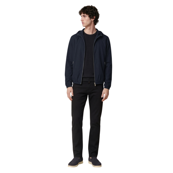 Jean Bard 5 poches JACOB COHEN regular slim coton noir