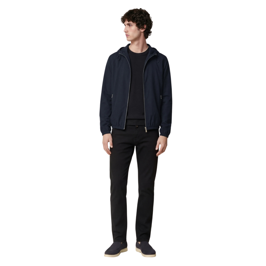 Jean Bard 5 poches JACOB COHEN regular slim coton noir
