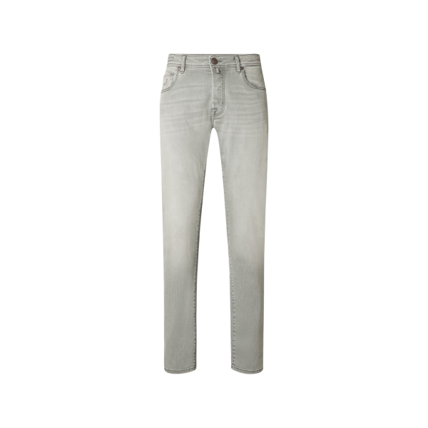 Jean JACOB COHEN Bard 5 poches regular slim coton denim gris stone