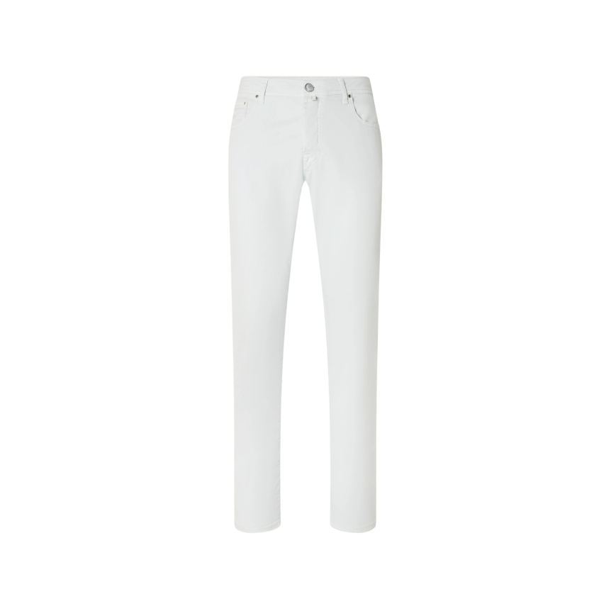 Pantalon JACOB COHEN Bard 5 poches slim classique coton bleu ciel