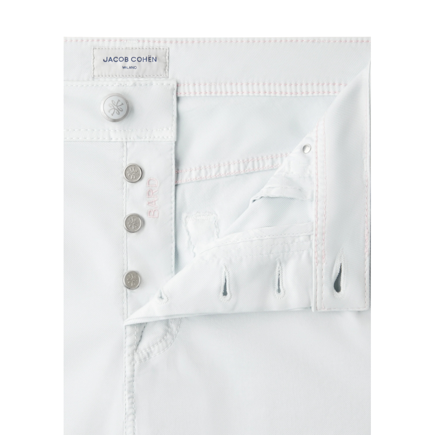 Pantalon JACOB COHEN Bard 5 poches slim classique coton bleu ciel