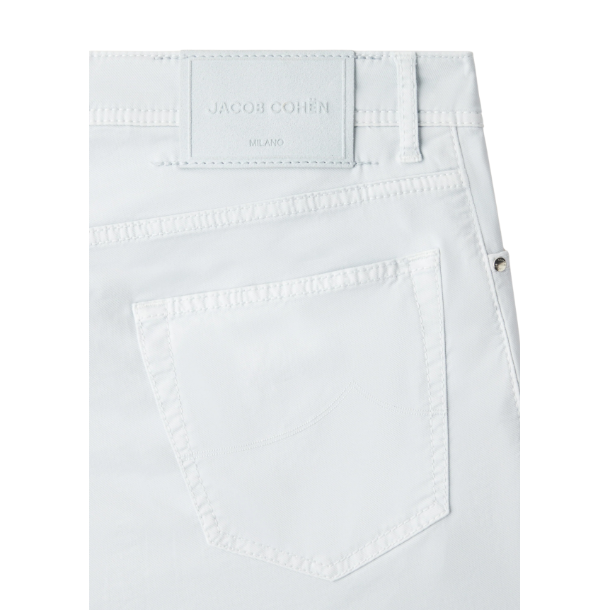 Pantalon JACOB COHEN Bard 5 poches slim classique coton bleu ciel
