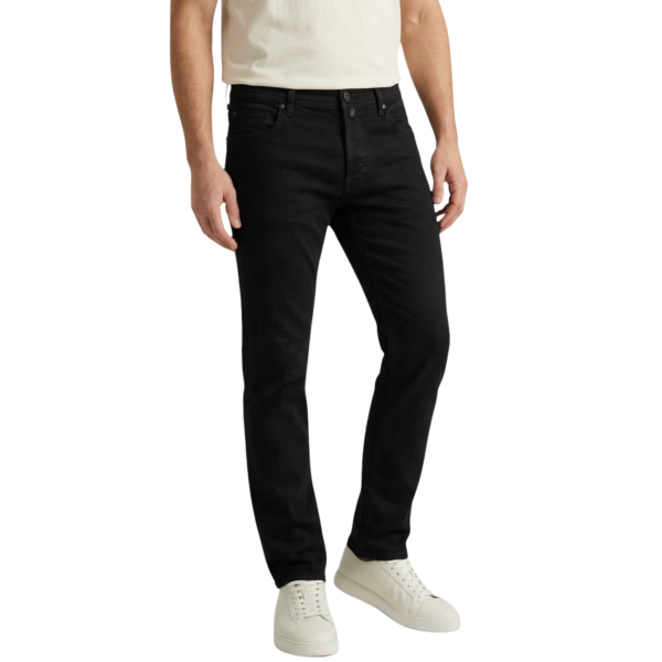 Pantalon JACOB COHEN Bard 5 poches slim classique coton noir