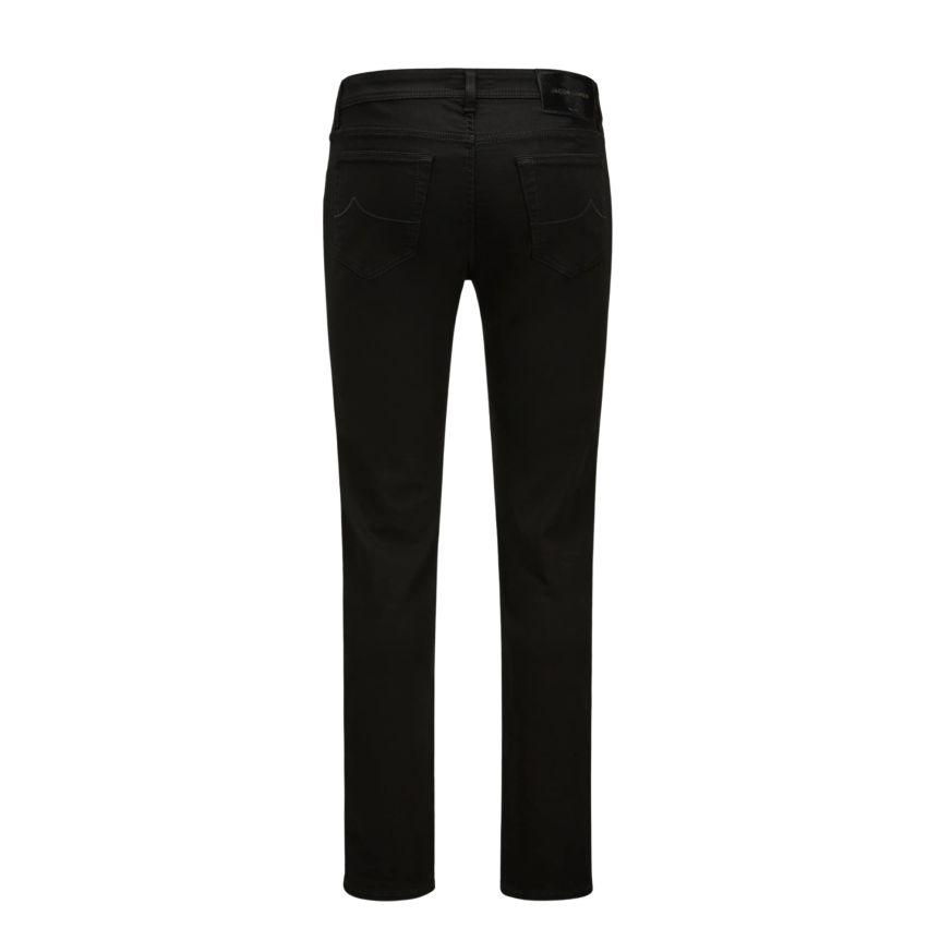 Pantalon JACOB COHEN Bard 5 poches slim classique coton noir