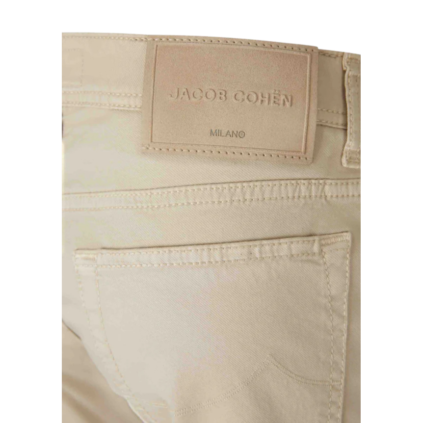 Pantalon Bard JACOB COHEN 5 poches slim classique coton beige