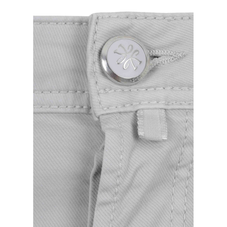 Pantalon Bard 5 poches JACOB COHEN slim classique coton gris clair