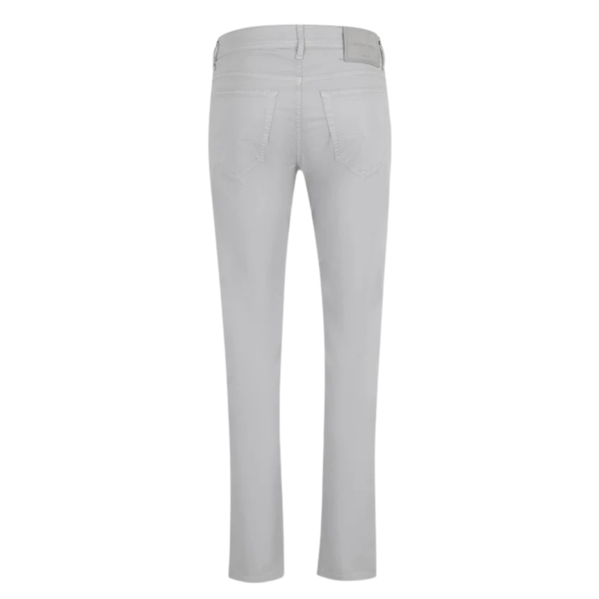 Pantalon Bard 5 poches JACOB COHEN slim classique coton gris clair