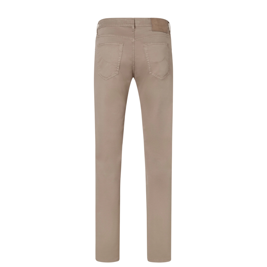 Pantalon JACOB COHEN Bard 5 poches slim classique coton beige foncé