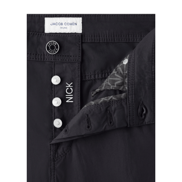 Pantalon JACOB COHEN Nick slim coton bleu marine