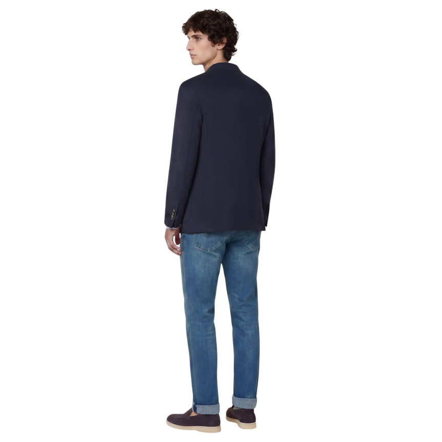 Jean JACOB COHEN Nick Limited Edition 5 poches denim coton bleu moyen délavé vintage