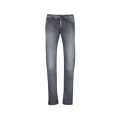 Jean Nick Slim 5 poches super slim taille basse coton gris