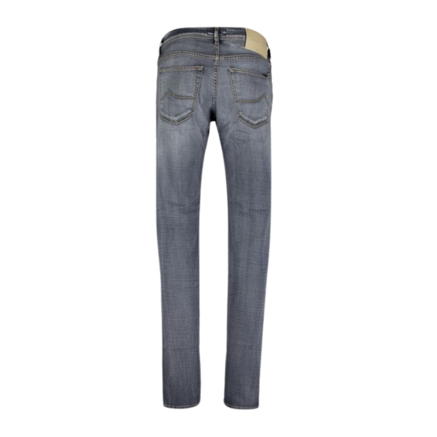 Jean Nick Slim JACOB COHEN 5 poches super slim taille basse coton gris