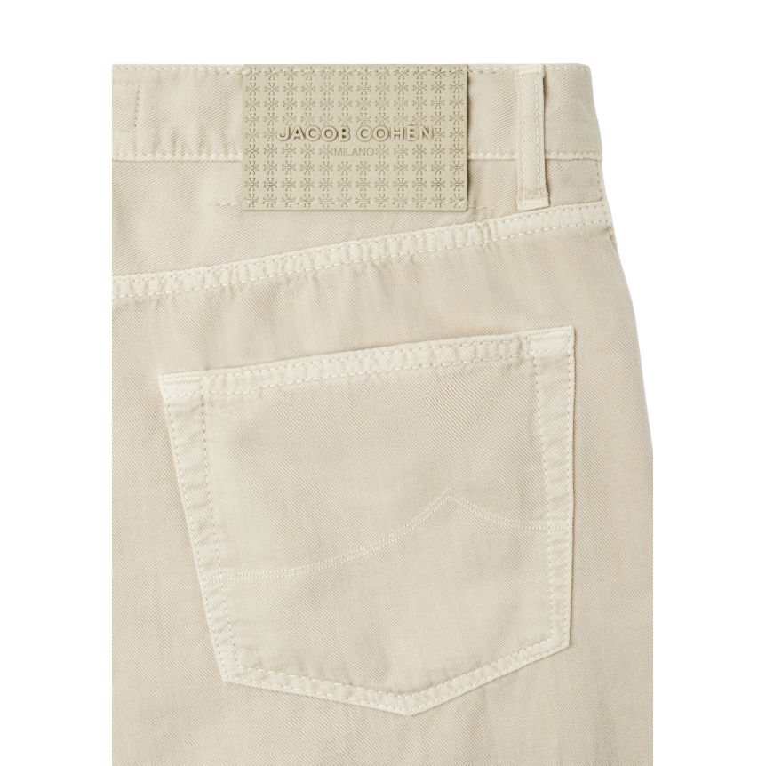 Pantalon JACOB COHEN 5 poches droit Edo coton beige