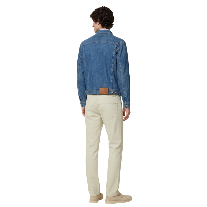 Pantalon JACOB COHEN 5 poches droit Edo coton beige