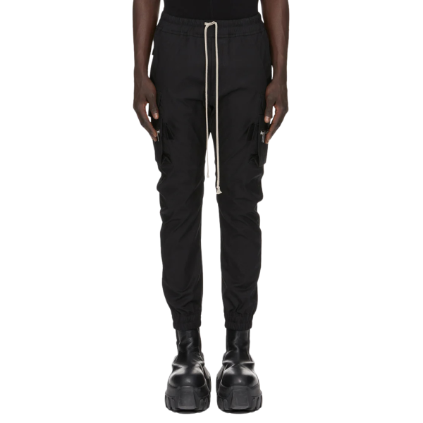 pantalon cargo RICK OWENS FW26 Tower Mastodon long coton bio noir