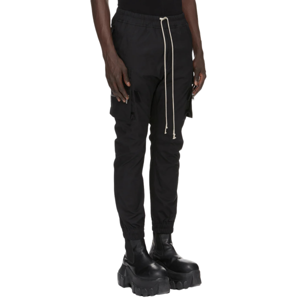 pantalon cargo RICK OWENS FW26 Tower Mastodon long coton bio noir