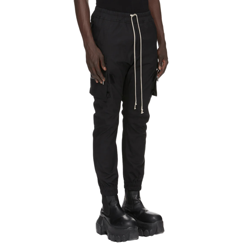 pantalon cargo RICK OWENS FW26 Tower Mastodon long coton bio noir
