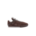 Baskets Kick cuir daim marron blanc