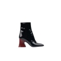 Bottines à talon Janis cuir verni brillant