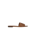 Mules cuir marron DG