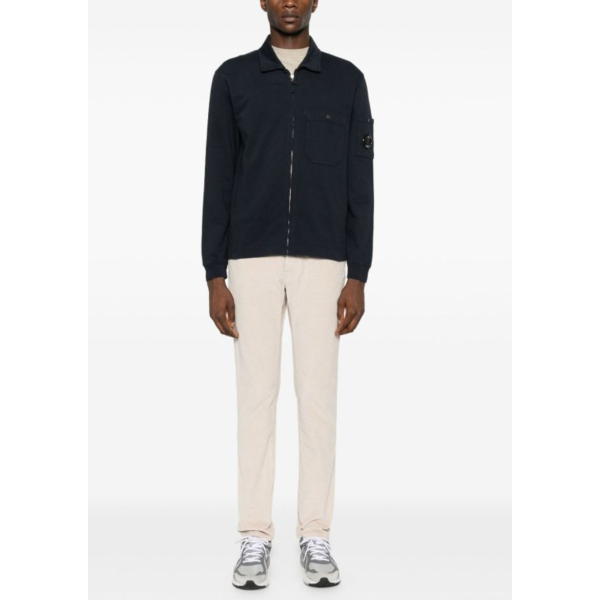 Pantalon chino JACOB COHEN Bobby slim velours côtelé coton beige clair
